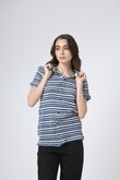 Camisa Listrada Bogo Azul Trico