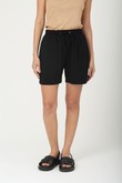 Shorts Curto Poter Preto Tencel 