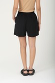 Shorts Curto Poter Preto Tencel 