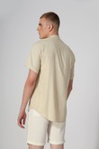 Camisa gola padre Pierre 7 - Natural Linho