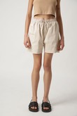 Shorts Curto Bob Areia Tricoline