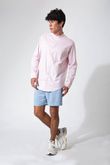 Camisa Gola Padre Freddy Rosa Oxford