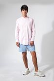 Camisa Gola Padre Freddy Rosa Oxford