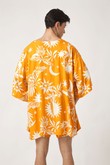 Kimono Estampado Hill Arara Yellow