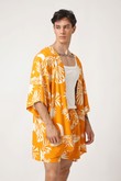 Kimono Estampado Hill Arara Yellow