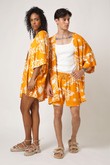 Kimono Estampado Hill Arara Yellow