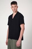 Camisa Pascal Viscose Sarja Preto