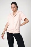 Camisa Pascal Viscose Sarja Rose