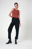 Regata Cropped Gola Careca Ika Pinhão Cadis