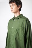 Camisa Oversized Denis Tricoline Verde