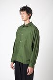 Camisa Oversized Denis Tricoline Verde