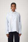 Camisa Oversized Denis Tricoline Listrada