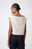 Blusa Assimétrica Nara Crinkle Arena