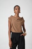 Blusa Assimétrica Nara Crinkle Bear