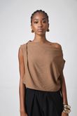 Blusa Assimétrica Nara Crinkle Bear
