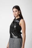 Blusa Regata Olivia P.U Preto