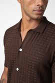 Camisa Ponto Furos Bêne Trico Coffe