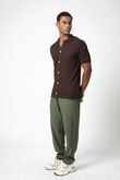 Camisa Ponto Furos Bêne Trico Coffe