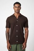 Camisa Ponto Furos Bêne Trico Coffe