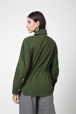 Camisa Rolotê  Kika Tricoline Verde