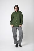 Camisa Rolotê  Kika Tricoline Verde