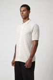Camisa Ponto Furos Bêne Trico Areia