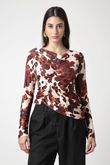 Blusa Drapeada Chalie Fluity Cow