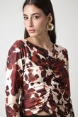 Blusa Drapeada Chalie Fluity Cow