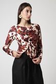 Blusa Drapeada Chalie Fluity Cow