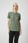 Camiseta Slim Fit Drapeada Salinas Army