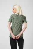 Camiseta Slim Fit Drapeada Salinas Army