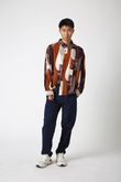 Camisa Oversized Litty Abstrato Brown