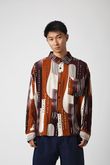 Camisa Oversized Litty Abstrato Brown