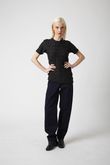 Camiseta Slim Fit Drapeada Salinas Preto
