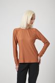 Blusa Manga Longa Mary Fluity Cacau