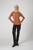 Blusa Manga Longa Mary Fluity Cacau