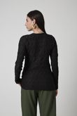 Blusa Manga Longa Com Ziper Cassis 2 Salina Preto