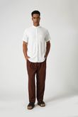 Camisa Gola Padre Pierre 8 Off White Linho