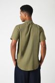 Camisa Gola Padre Pierre 8 Militar Linho