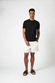Camiseta Gola Careca Zico Preto Tricô