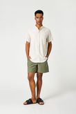 Camisa Gola Padre Pierre 8 Natural Claro Linho