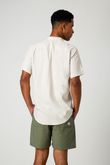 Camisa Gola Padre Pierre 8 Natural Claro Linho