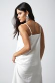 Vestido Alcinha Leandra Off White Crinkle