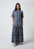 Vestido Franzido Eloisa Dots Manchas Maquinetado