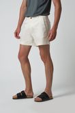 Bermuda Bolso Faca Lud 3 Manteiga Linho