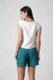 Regata Canoa Tamara Off White Crinkle