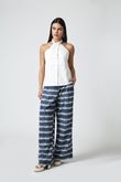 Regata Decote Trapézio Zizi Off White Lyocel