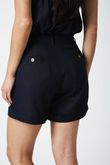 Bermuda Bolso Faca Lud 3 Navy Linho