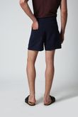 Bermuda Com Bolso 3D Adriel Navy Lyocel