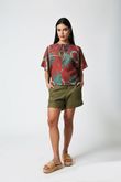 Blusa Manga Morcego Dalia Snake Terra Lyocel